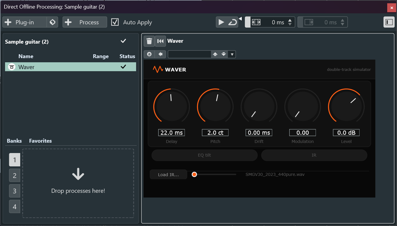 Plugin screenshot